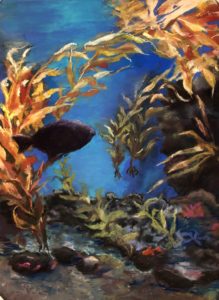 Original Painting of feeling underwater